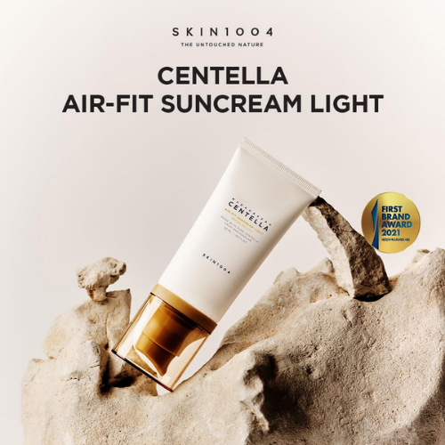 SPF 50+ sun protection from SKIN1004 Air-Fit Centella sunscreen