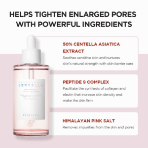 SKIN1004 ampoule displayed with cotton and skincare props