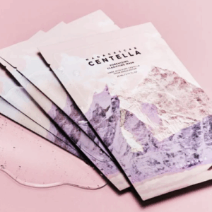 Creamy clay mask texture shown on spatula