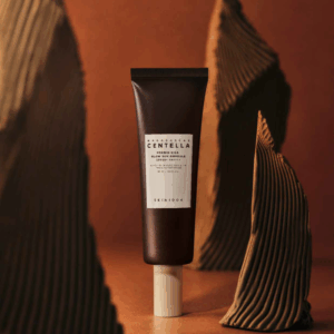 SKIN1004 Glow Sun Ampoule tube with dewy cream texture