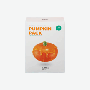 Zombie Beauty Pumpkin Pack jars with jelly-like mask texture