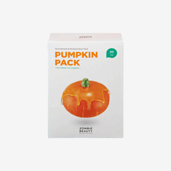 Zombie Beauty Pumpkin Pack jars with jelly-like mask texture
