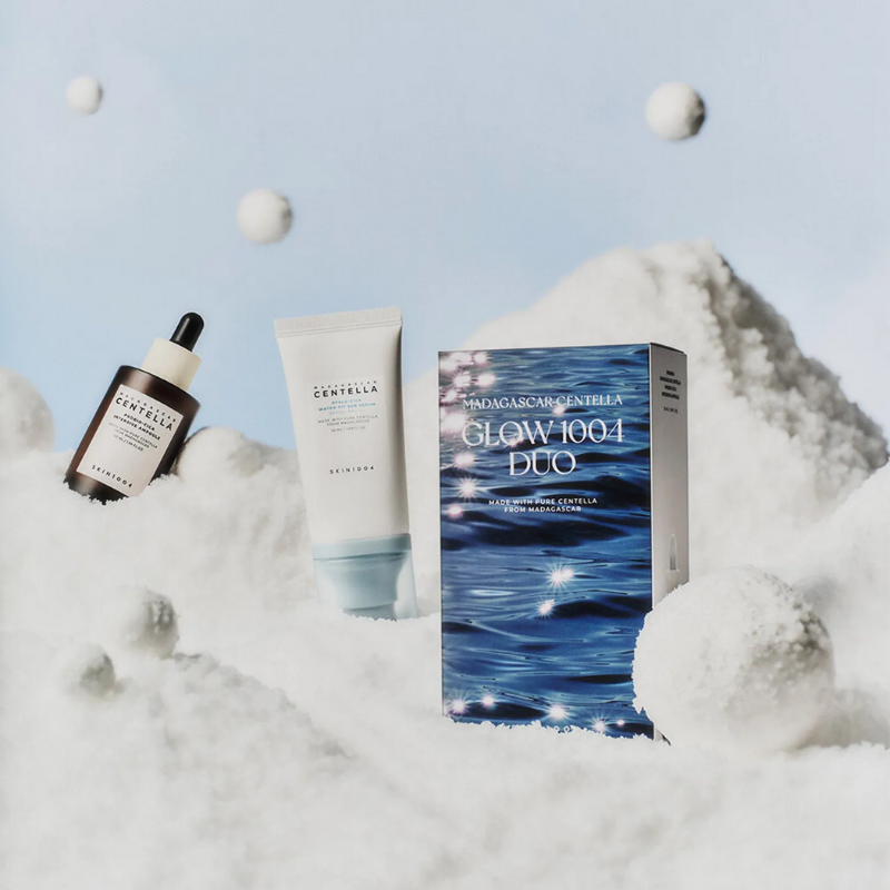 SKIN1004 Centella Glow Duo with radiance pads and glow oil serum