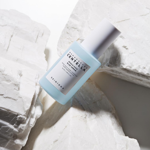 cooling serum for sensitive skin in SKIN1004 Blue Serum bottle view