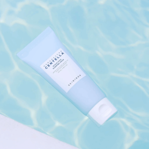 applying SKIN1004 sleeping pack as overnight mask for sensitive skin