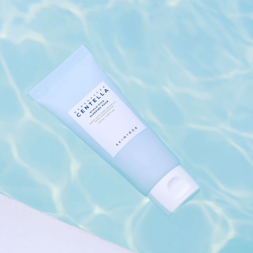 applying SKIN1004 sleeping pack as overnight mask for sensitive skin